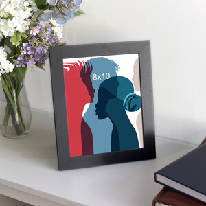 8x10  Langford Wood Frame Black